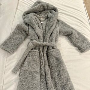 Pottery Barn Teen Grey Sherpa Robe